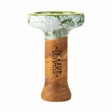 Чаша Облако Glaze Top - Зелёный мрамор (S)