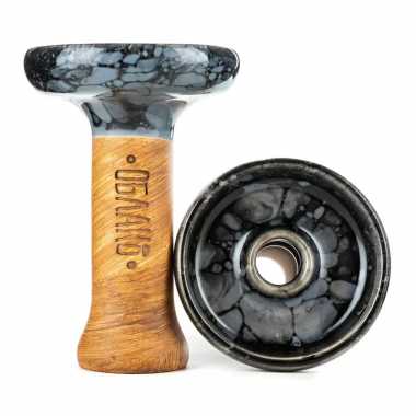 Чаша Облако Glaze Top - Серо-Чёрный мрамор (S)