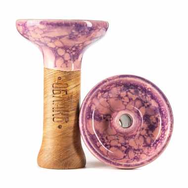 Чаша Облако Glaze Top - Розово-Фиолетовый Мрамор