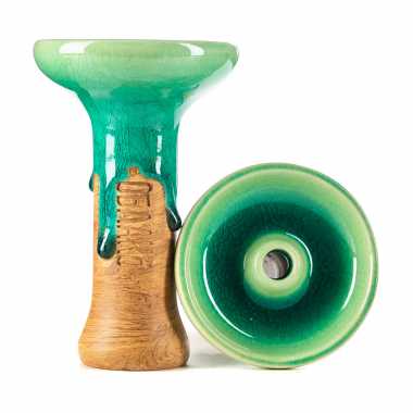 Чаша Облако Glaze Top - Зелёный Кракле