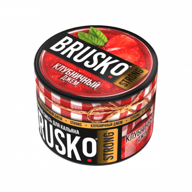 Бестабачная смесь BRUSKO Medium 50гр - Клубничный Джем