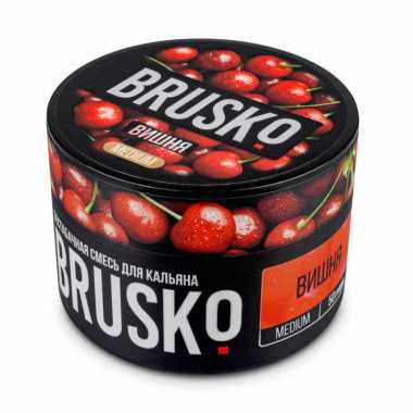 Бестабачная смесь BRUSKO Medium 50гр - Вишня