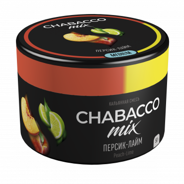 Chabacco MIX 50гр - Peach - Lime