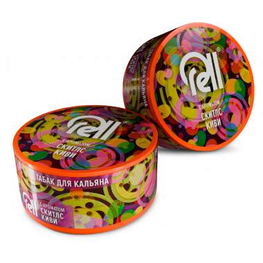 Табак для кальяна RELL с ароматом Скитлс киви (25г.)