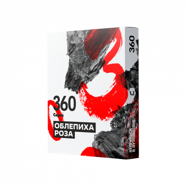 Табак для кальяна "САРМА 360" Крепкая Облепиха-Роза 25г.
