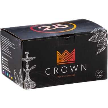 Уголь для кальяна Crown 25мм