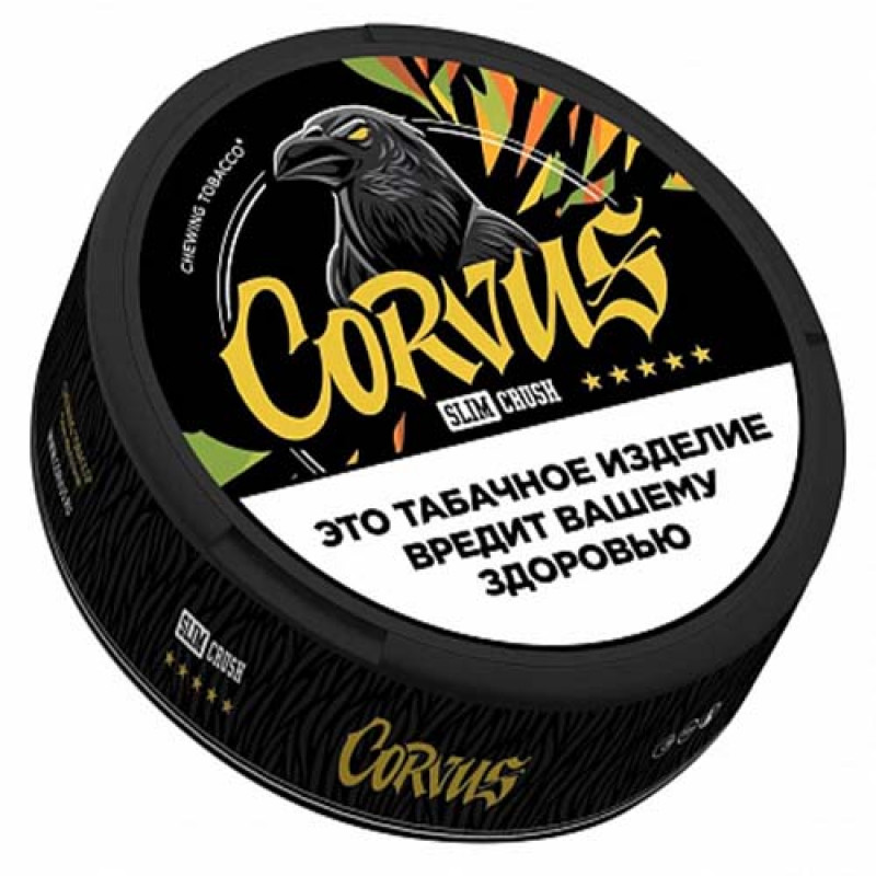 Фото и внешний вид — Табак жевательный Corvus Slim Crush 13 гр