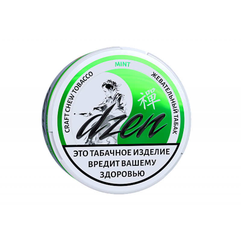 Фото и внешний вид — Жевательный табак Dzen Strong Mini Mint