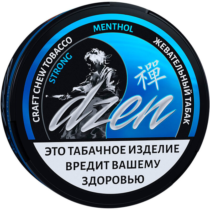 Фото и внешний вид — Жевательный табак Dzen Strong Mini Menthol