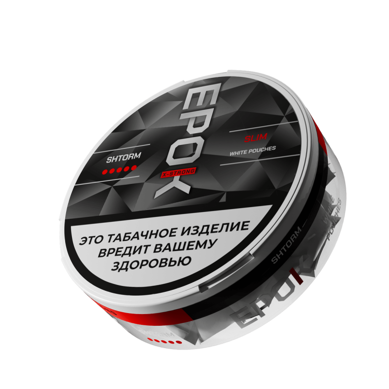 Фото и внешний вид — Табак жевательный Epok Х-Strong Slim Shtorm 8 гр
