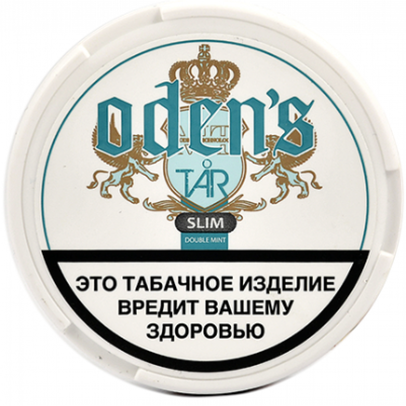 Фото и внешний вид — Табак жевательный ODEN'S Tar Cold Dry 13 гр