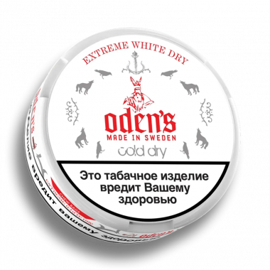 Табак жевательный Oden's Cold Dry (мята, ментол, табак) 13 гр (20 п) - Оригинал Швеция