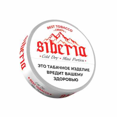 Табак жевательный Siberia Mini Сold Dry (мята, ментол, табак) 10 гр (40 п) - Best Tobacco