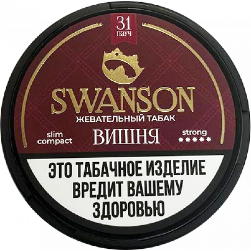 Фото и внешний вид — Табак жевательный Swanson Вишня 10 гр
