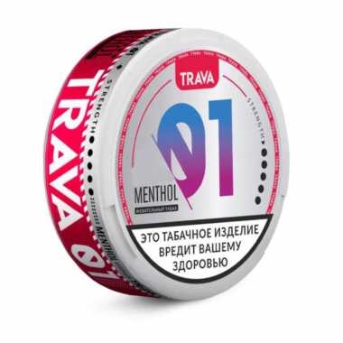 Жевательный табак TRAVA с ароматом MENTHOL