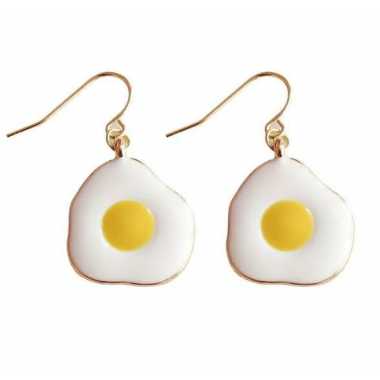 Серьги "Яичница"