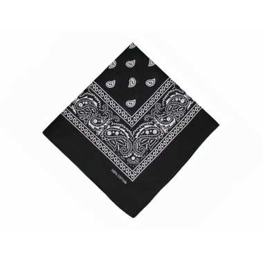 Бандана "Пейсли" черный, 54х54см