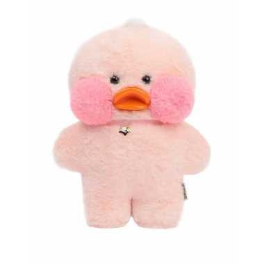 Мягкая игрушка "Pink Lalafan" в серо-желтой панаме, 30 см