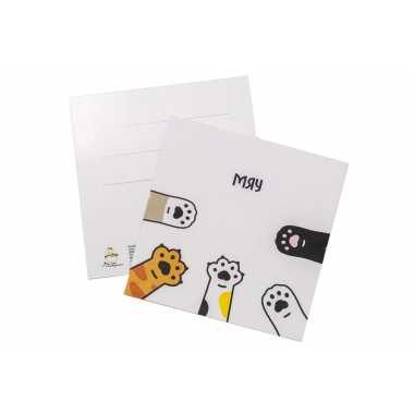 Мини открытка "Мяу"