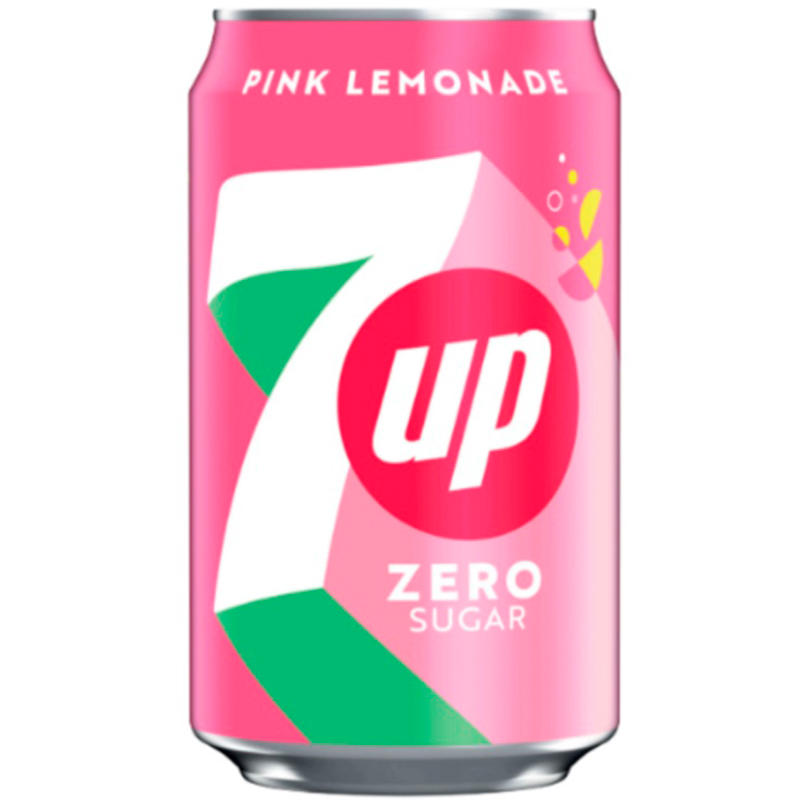 Фото и внешний вид — 7-UP - Pink Lemonade ZERO 330мл