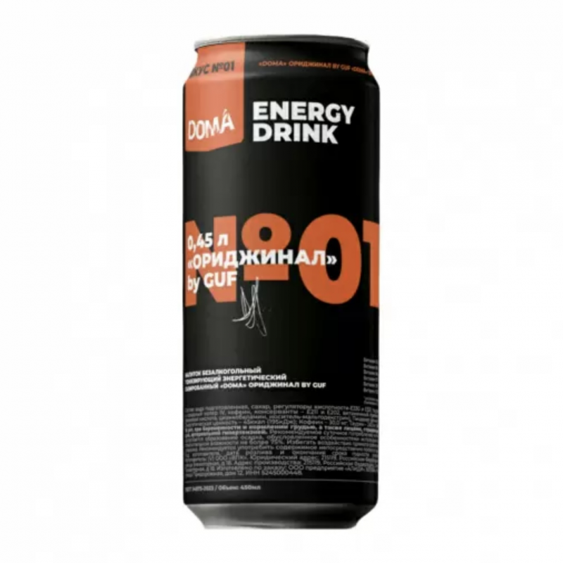 Фото и внешний вид — DOMA By GUF Ориджинал 450мл