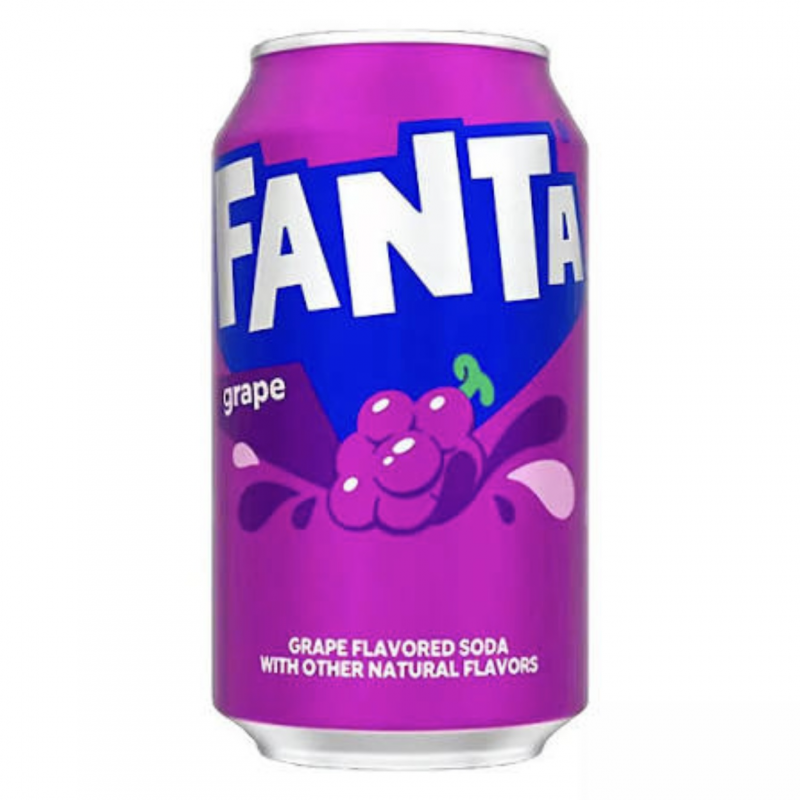 Фото и внешний вид — Fanta - Grape 355мл