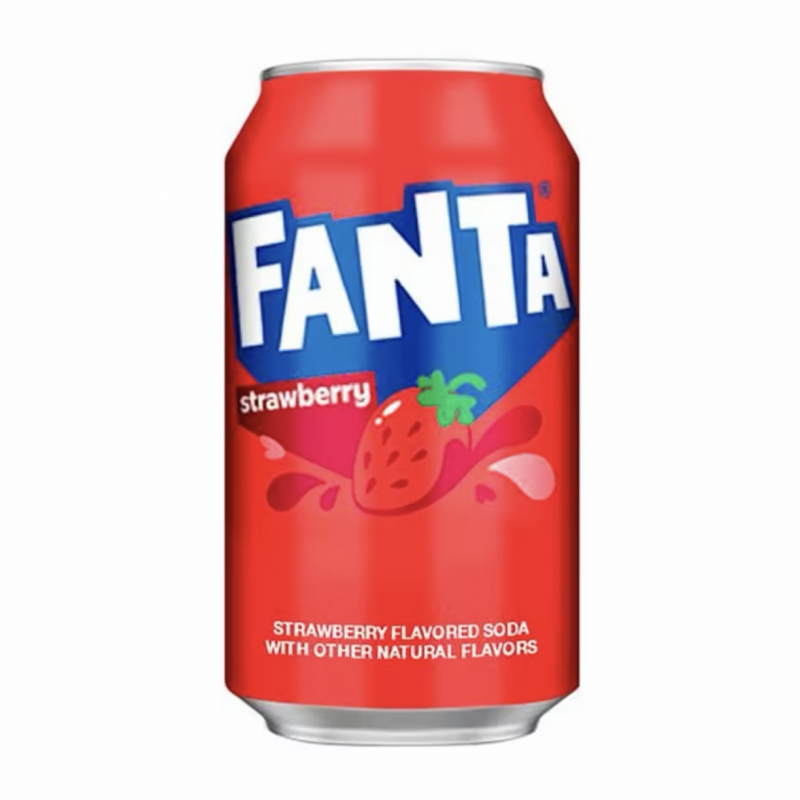 Фото и внешний вид — Fanta - Strawberry 355мл