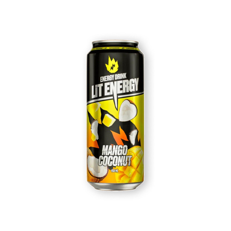 Фото и внешний вид — Lit Energy 450мл - Mango Coconut