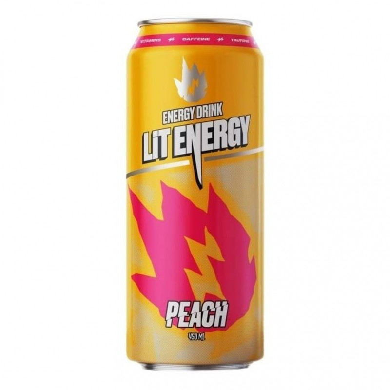 Фото и внешний вид — Lit Energy 450мл - Peach