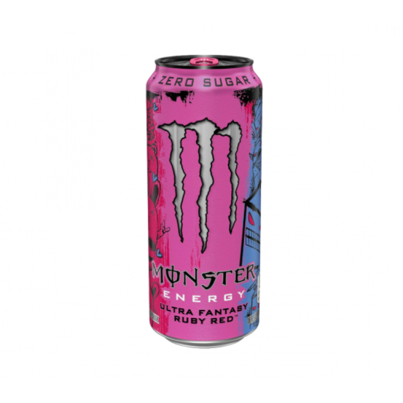 Фото и внешний вид — Энергетический напиток Monster Energy Ultra - Fantasy Ruby Red 500 мл