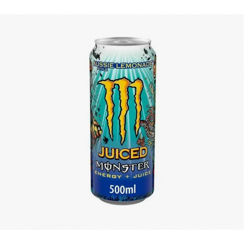 Фото и внешний вид — Monster Energy Aussie Lemonade 500мл