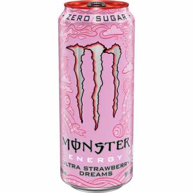 Энергетический напиток Monster Energy Ultra Strawberry Dreams БЕЗ САХАРА 500мл