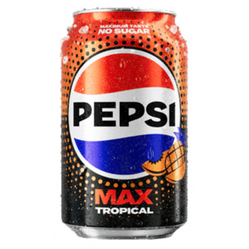Фото и внешний вид — Pepsi - Max Tropical 330мл