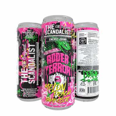The Scandalist Energy Drink 500ml - Adder Terror (Дыня и Персик)