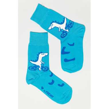 Носки Friday "Динозавтр на велике "