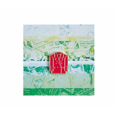 Значок металлический 90 "Малиновый пиджак"