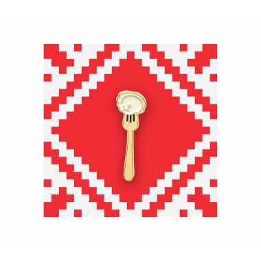 Значок металлический "Пельмень"