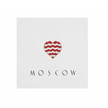 Значок металлический "Сердце" (Серебряный)