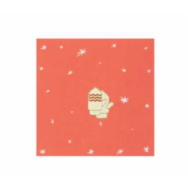 Значок металлический "Варежки"