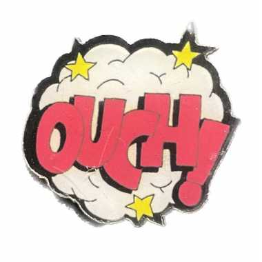 Значок виниловый "Ouch"