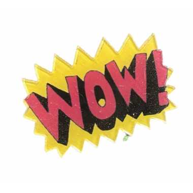 Значок виниловый "WOW"