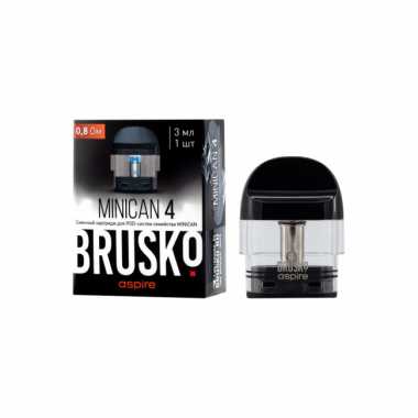 Картридж Brusko Minican 4, 3мл, 0.8 Ом (черный)