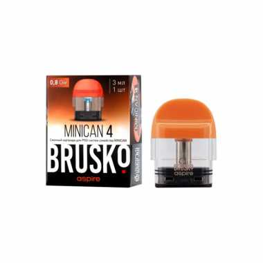 Картридж Brusko Minican 4, 3мл, 0.8 Ом (оранжевый)