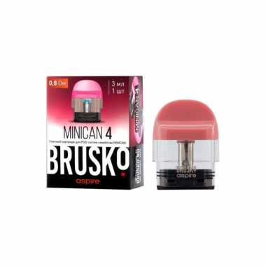 Картридж Brusko Minican 4, 3мл, 0.8 Ом (розовый)