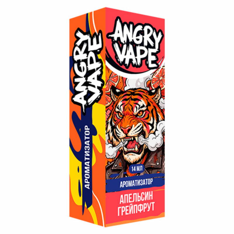Фото и внешний вид — Ароматизатор Angry Vape - Апельсин Грейпфрут 14 мл