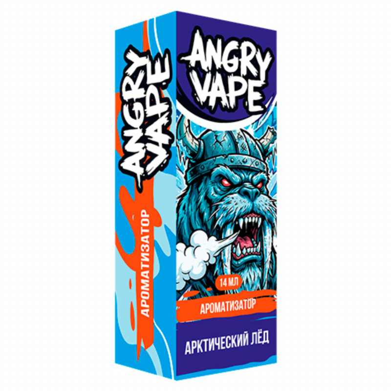 Фото и внешний вид — Ароматизатор Angry Vape - Арктический Лёд 14 мл