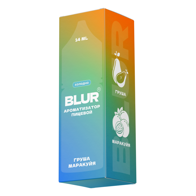 Фото и внешний вид — Ароматизатор пищевой Blur - Груша Маракуйя 14мл