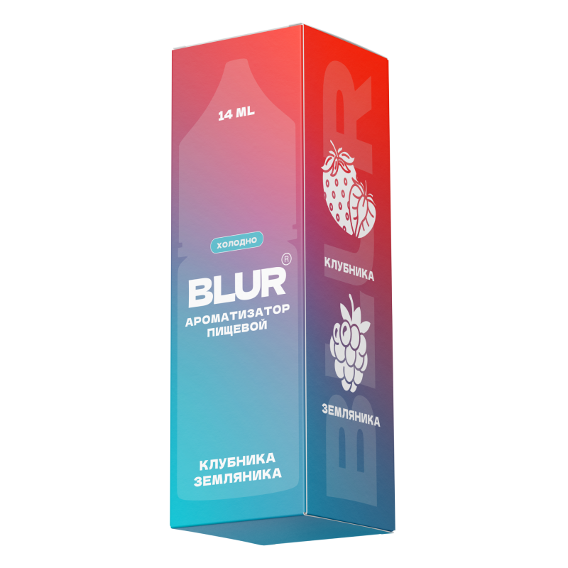 Фото и внешний вид — Ароматизатор пищевой Blur - Клубника Земляника 14мл
