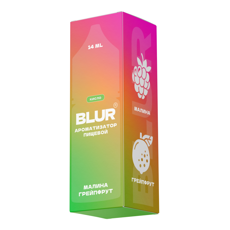 Фото и внешний вид — Ароматизатор пищевой Blur - Малина Грейпфрут 14мл