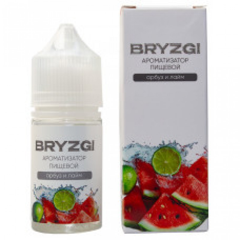 Фото и внешний вид — Ароматизатор пищевой Bryzgi - Арбуз Лайм 14мл